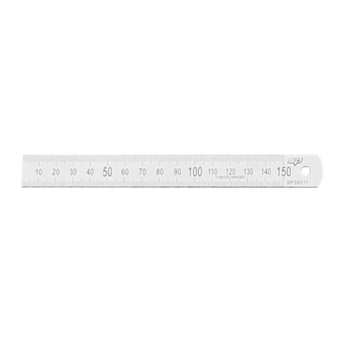 SP Tools Ruler Stainless Steel 150 And 18 And 0.8 SP35211