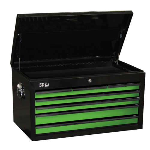SP Tools Tool Box Black/Green 7 Drawer Custom Sumo SP40122