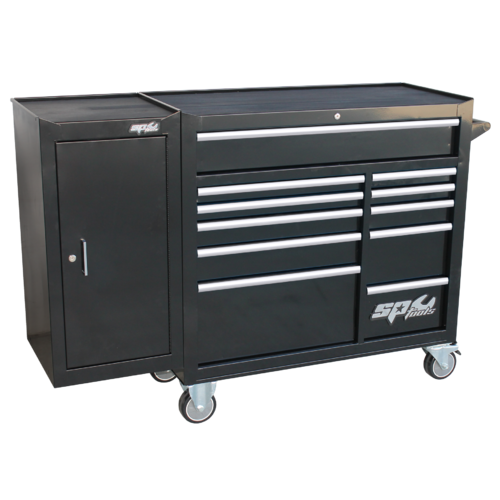 SP Tools Roller Cab Black Custom 11" Drawer + Side Cabinet SP40160