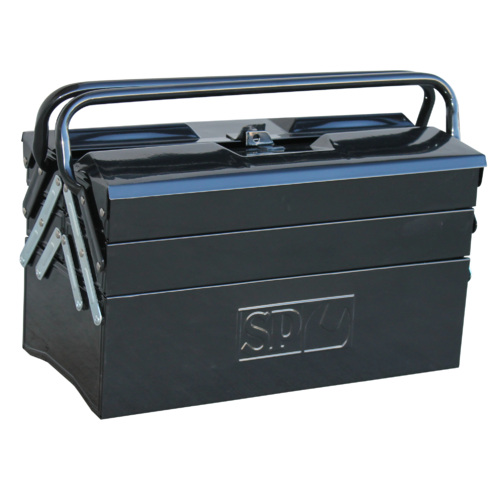 SP Tools Tool Box Black Custom Cantilever 404mm 5 Tray SP40323