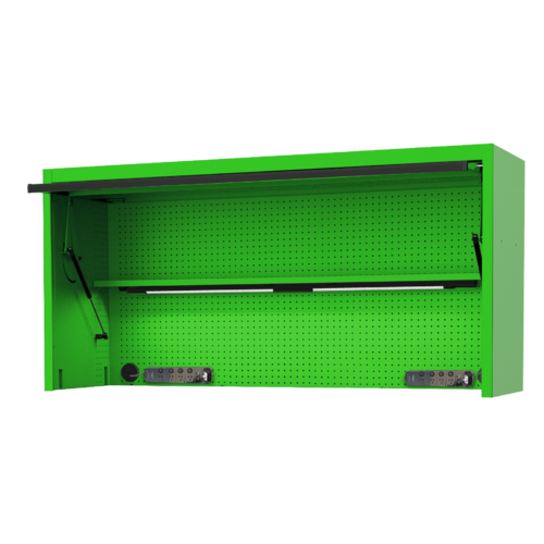 SP Tools USA Sumo Series 73" Top Hutch for Tool Cabinet SP44830G Green / Black