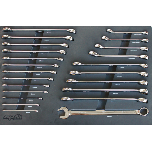 SP Tools Eva ToolKit 23 Piece Metric ROE + Flare Spanner SP50022
