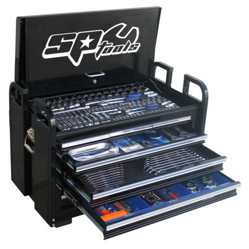 SP Tools ToolKit 406 Piece Metric/SAE - Black 7 Drawer Field Service SP50115