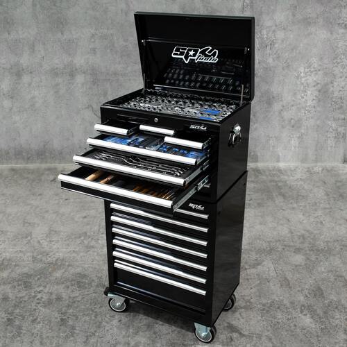SP Tools Toolkit 319 Piece Metric - Black 14 driveawer Custom  SP50127