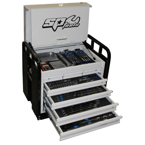 SP Tools Tool Kit 380Piece Metric/SAE - Black 7 Drive Heavy Duty Field Service SP50218