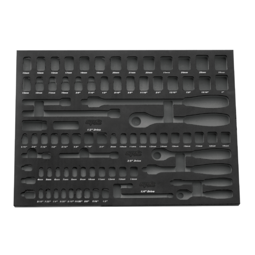 SP Tools Eva Insert - Sockets & Accessories Roller Cab. Kit SP50910