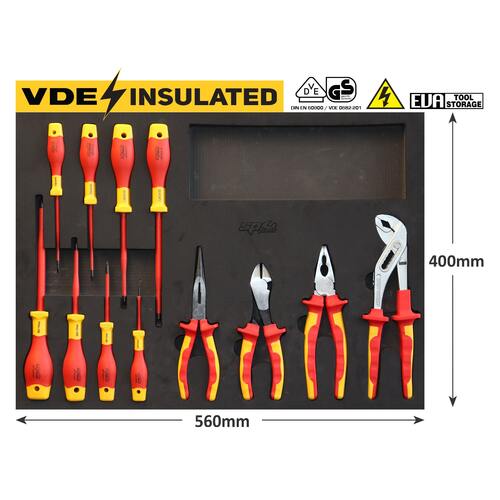SP Tools VDE Sockets & Spanners Screwdrivers & Pliers EVA Tool Kit SP55910