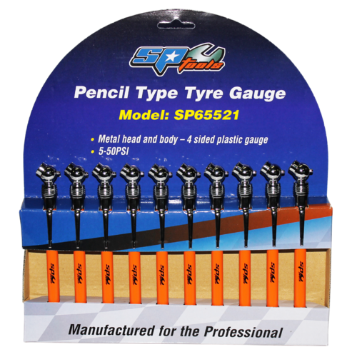 SP Tools Gauge Tyre - Pocket Pen Type (Display) SP65520