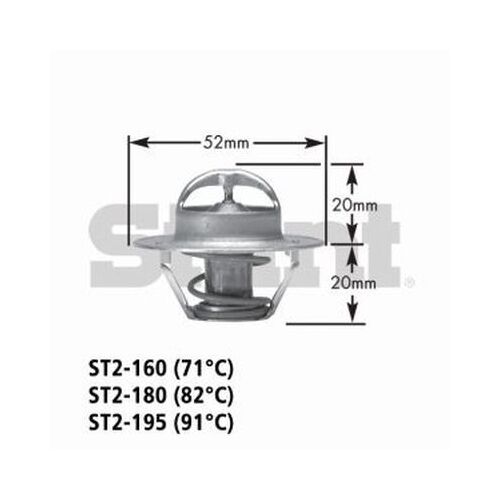 Thermostat Gates ST2-180 For DAIHATSU FORD LAND ROVER MAZDA