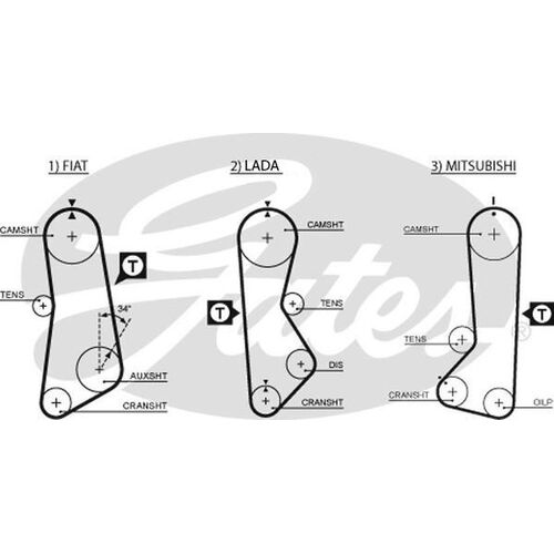 Timing Belt Gates T013