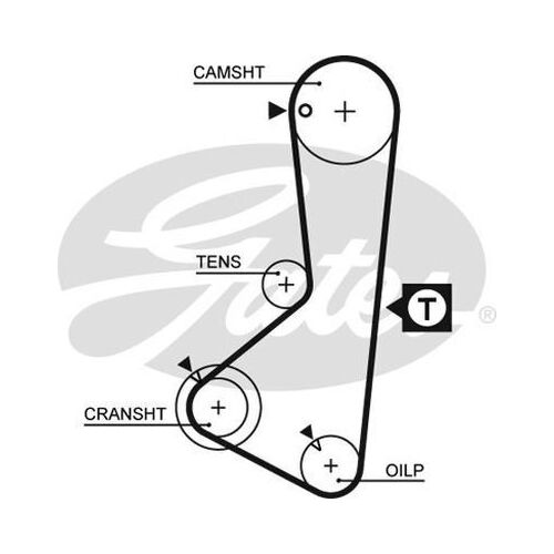 Timing Belt Gates T089 For MITSUBISHI CORDIA L 200 L300 Express NIMBUS SIGMA STARION