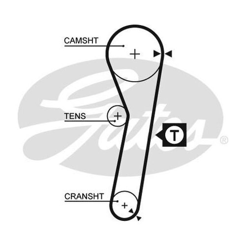 Timing Belt Gates T181 For DAIHATSU CHARADE TERIOS CHARADE