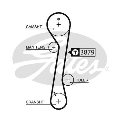 Timing Belt Gates T284 For HYUNDAI KIA
