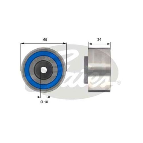 Timing Belt Idler Gates T42233 for Jaguar XJ X351 Sedand 3.0 Diesel AJV6D