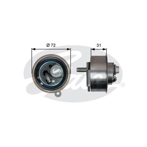 Timing Belt Tensioner Pulley Gates T43009 for Ford Ranger PK Ute TDdi 4x4 3.0 Diesel WEAT