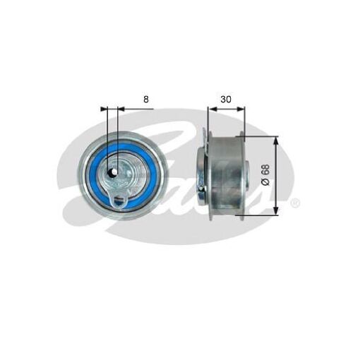 Timing Belt Tensioner Gates T43219 for Volkswagen Transporter SGA, SGH Van TDI 4motion 2.0 Diesel CFCA