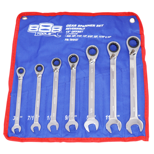 SP Tools Spanner Set Gear ROE Reversible SAE 5 Piece T810157 