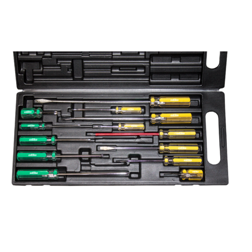 SP Tools Screw Driver  Set 13 Piece Phillips/ Slotted Plastic Carry Case T834000