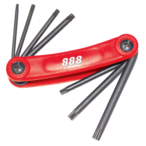 SP Tools key Set Magnetic Folding 5 Piece Torx Drive T834567