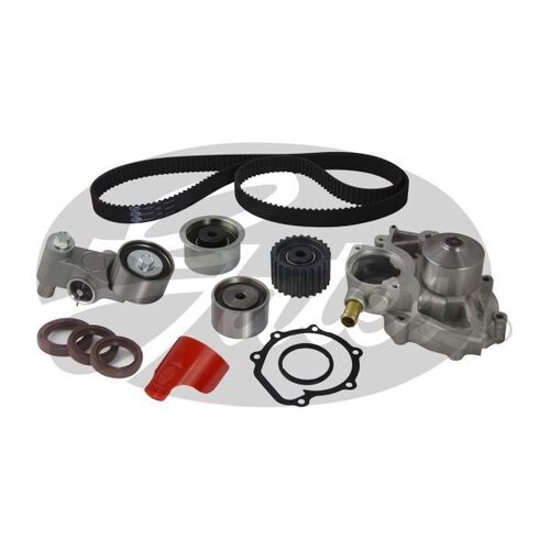 Timing Belt Kit with Hydraulic Tensioner & Water Pump Kit Gates TCKHWPT304-1