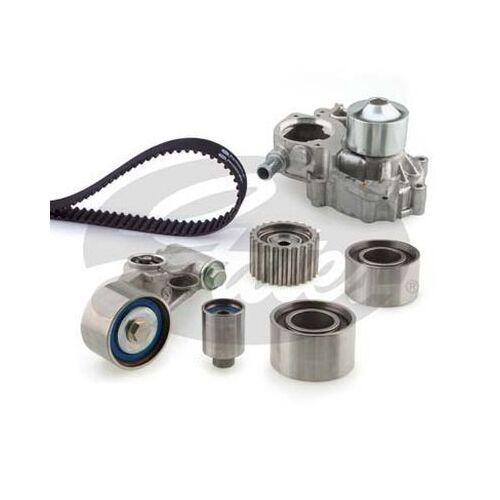 Timing Belt Kit with Hydraulic Tensioner & Water Pump Kit Gates TCKHWPT328-1