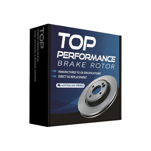 Brake Disc Rotor Slotted And Dimpled  Top Performance TD42030SR