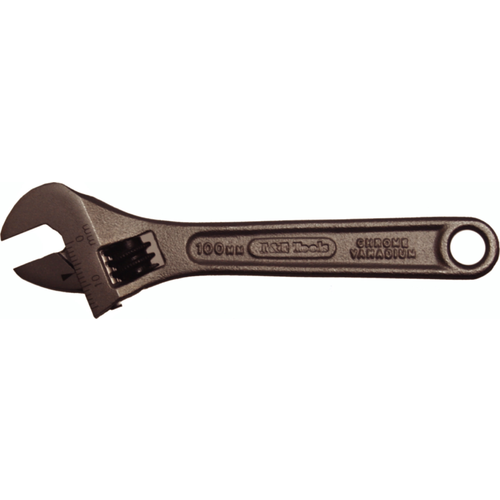 4" Super-Satin Adjustable Wrench T&E Tools 10204