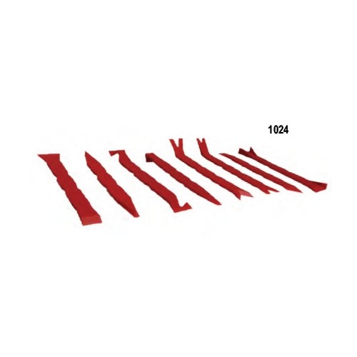 Eight Piece Pry Bar & Scraper Set T&E Tools 1024