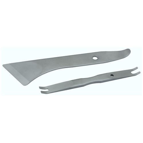Pry Bar & Clip Set Super Slim for Trim Removal 1034 T&E Tools