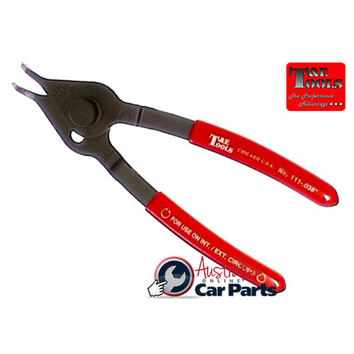 45 Degree Convertible Circlip Plier T&E Tools 111