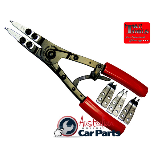 10" Heavy-Duty External Circlip Pliers T&E Tools 114