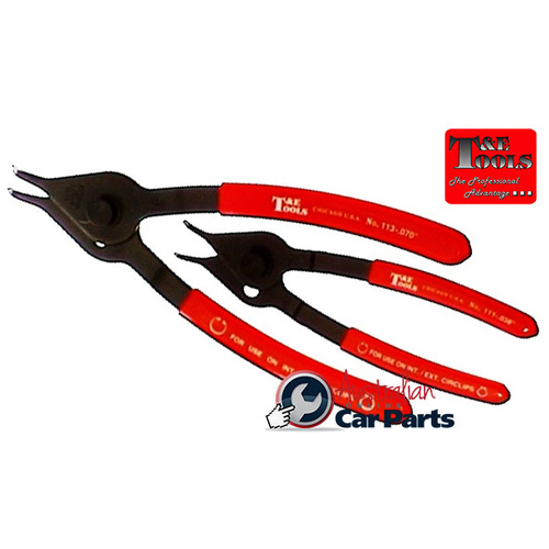 45° Convertible Circlip Pliers Set T&E Tools 117