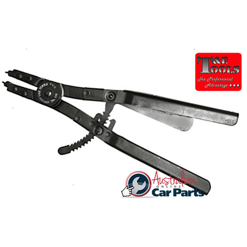 Extra Heavy-Duty Internal Circlip Pliers T&E Tools 118