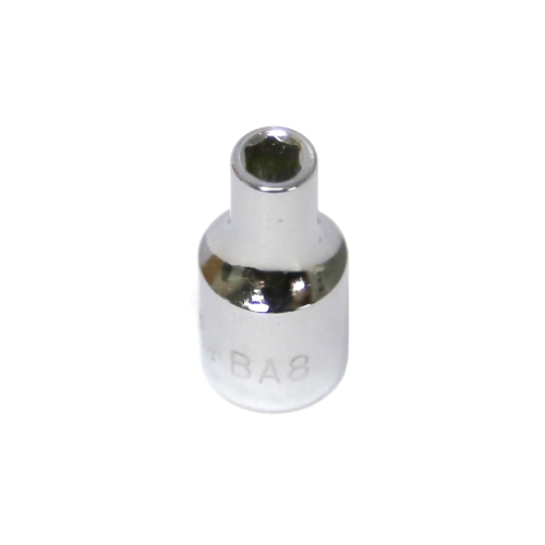 8BA x 1/4"Drive 6 Point Standard Socket T&E Tools 1208BA