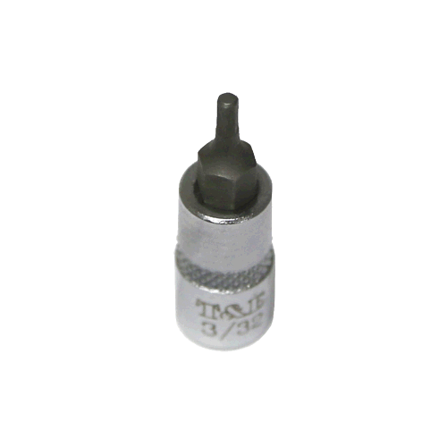 3/32" x 1/4"Dr. In-Hex Socket 35mm L T&E Tools 12903