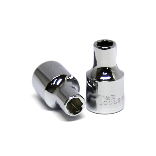 1/4" x 3/8" Drive Standard SAE Socket (6 Point) T&E Tools 13208
