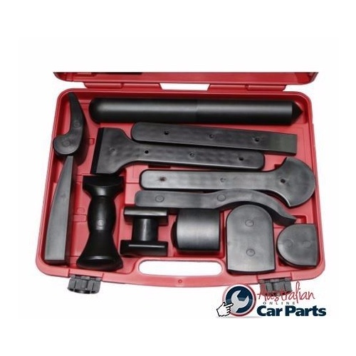 Plastic Panel Beating 12 Piece Dolly Set T&E Tools 1564