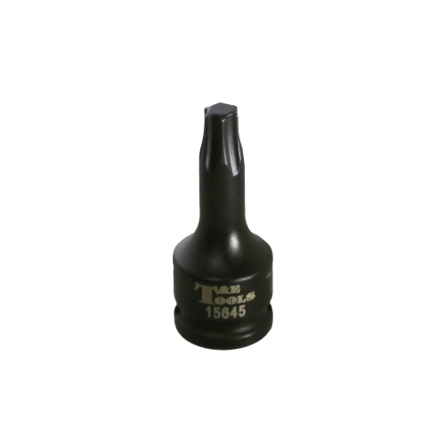 T45 3/8" Drive Torx-r Impact Sockets 52mm Length T&E Tools 15645