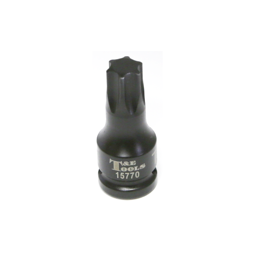T70 1/2" Drive Torx-r Impact Sockets 60mm Length T&E Tools 15770