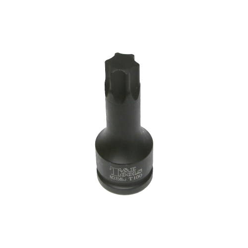 T100 3/4" Drive Torx-r Impact Sockets 105mm Length T&E Tools 15899