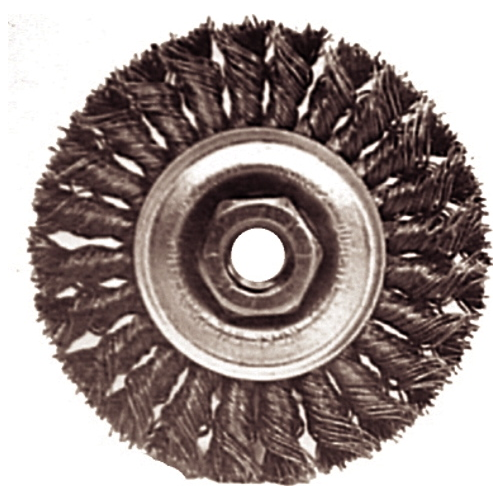 Twist Knot Wire Wheel (6")  T&E Tools 1734