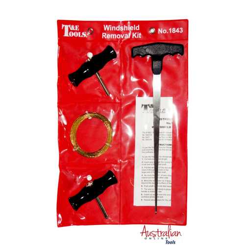 Windscreen Tight Wire With Grip & Insert Tool T&E Tools 1843