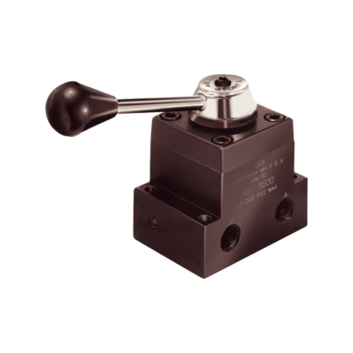  3Pos/4Way Control Valve for 10,000 psi Hydraulic Pump T&E Tools TE-2-9500