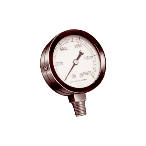  10,000psi Glycerin/ Cilicone Filled Pressure Gauge T&E Tools TE-2-9659