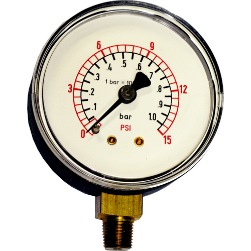 Brake Pressure Tester (15 PSI) T&E Tools 20152