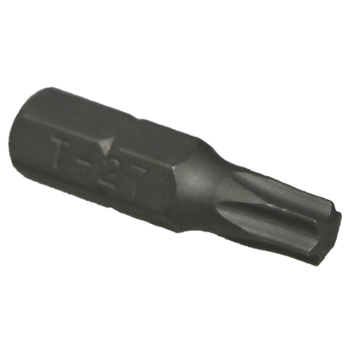 T27 Torx-r x 1/4"Hex Insert Bit 25mm Long T&E Tools 30427