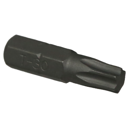 T30 Torx-r x 1/4"Hex Insert Bit 25mm Long T&E Tools 30430