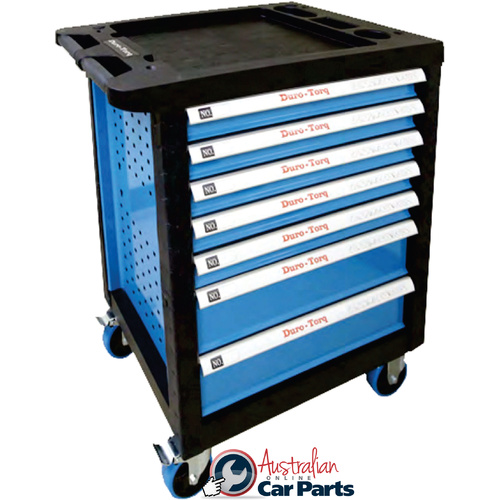 7 Drawer Rollaway Tool Cabinet T&E Tools 3070RC