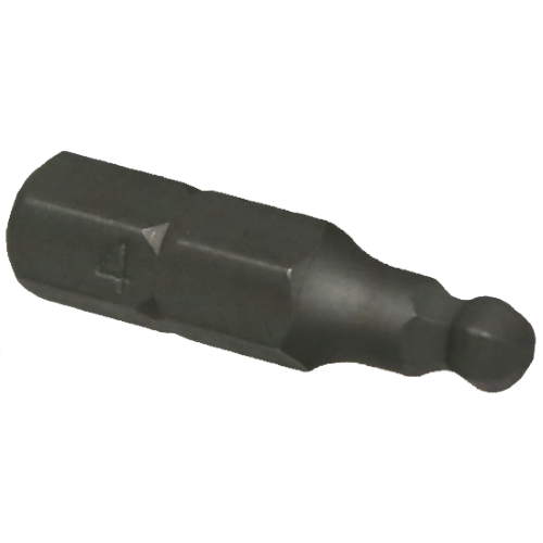4mm x 1/4" Hex Ball-End In-Hex Insert Bit T&E Tools 30814