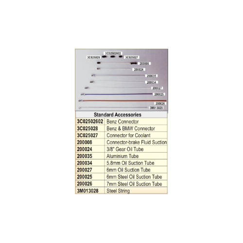 Steel String For Vacuum Oil Exchanger T&E Tools 3M013028